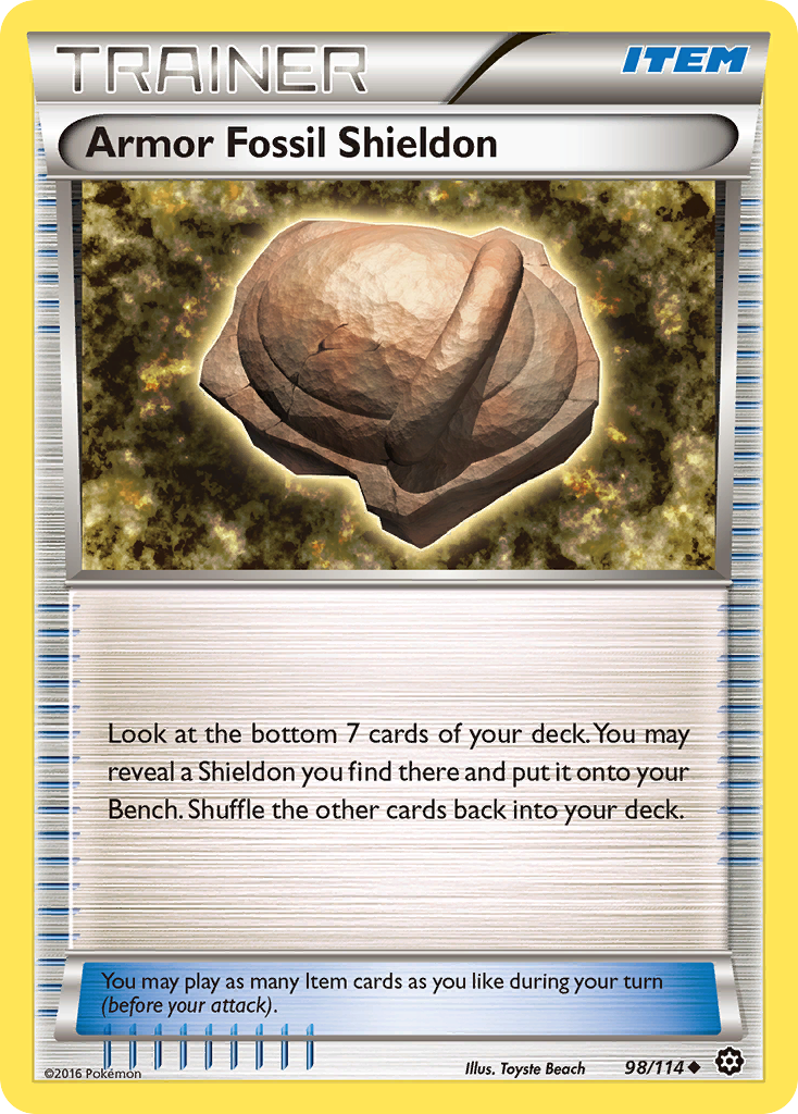 Steam Siege Armor Fossil Shieldon #98/114